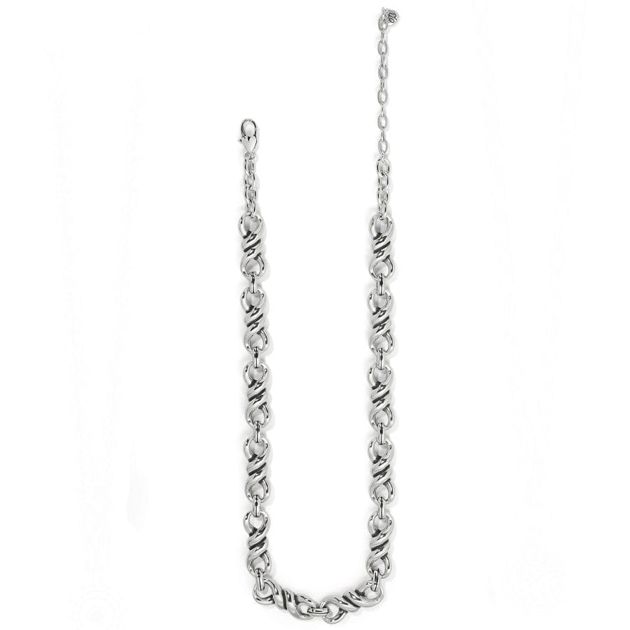 Twist Link Collar Necklace - Contemporary Interlok Jewelry