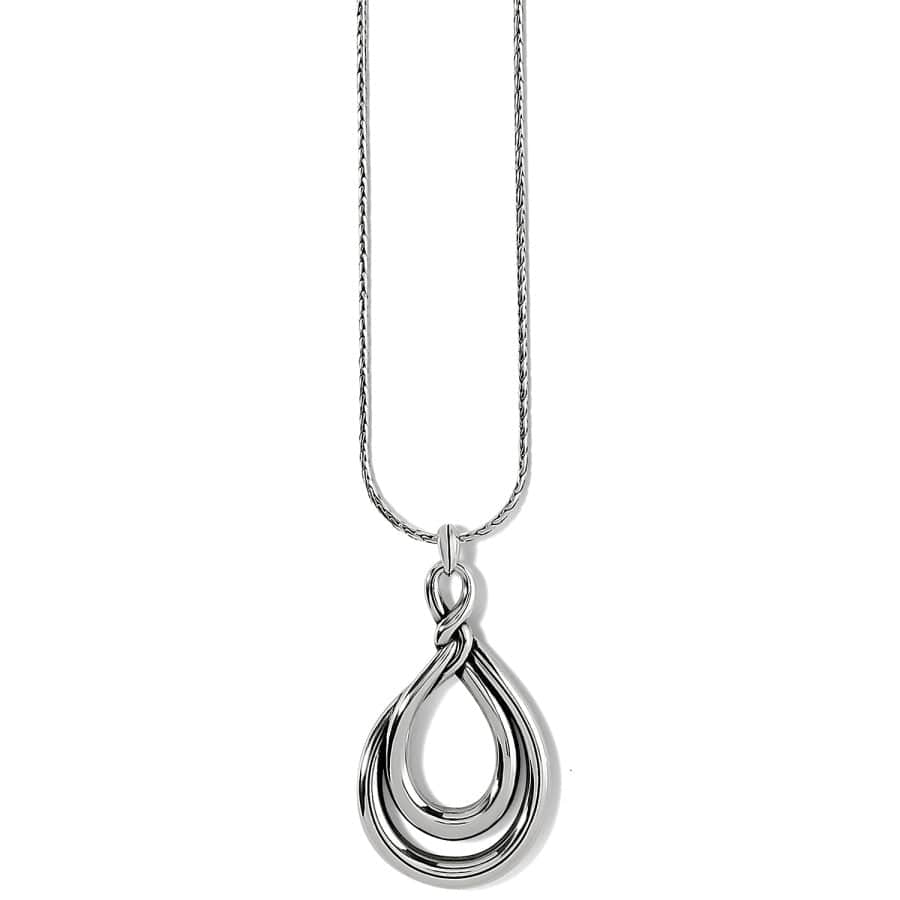 Celtic Knot Twist Pendant Necklace in Sterling Silver