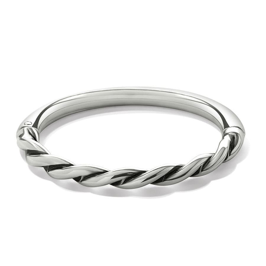 Roman Spiral Rope Bangle - Interlok Twist Hinged Bracelet