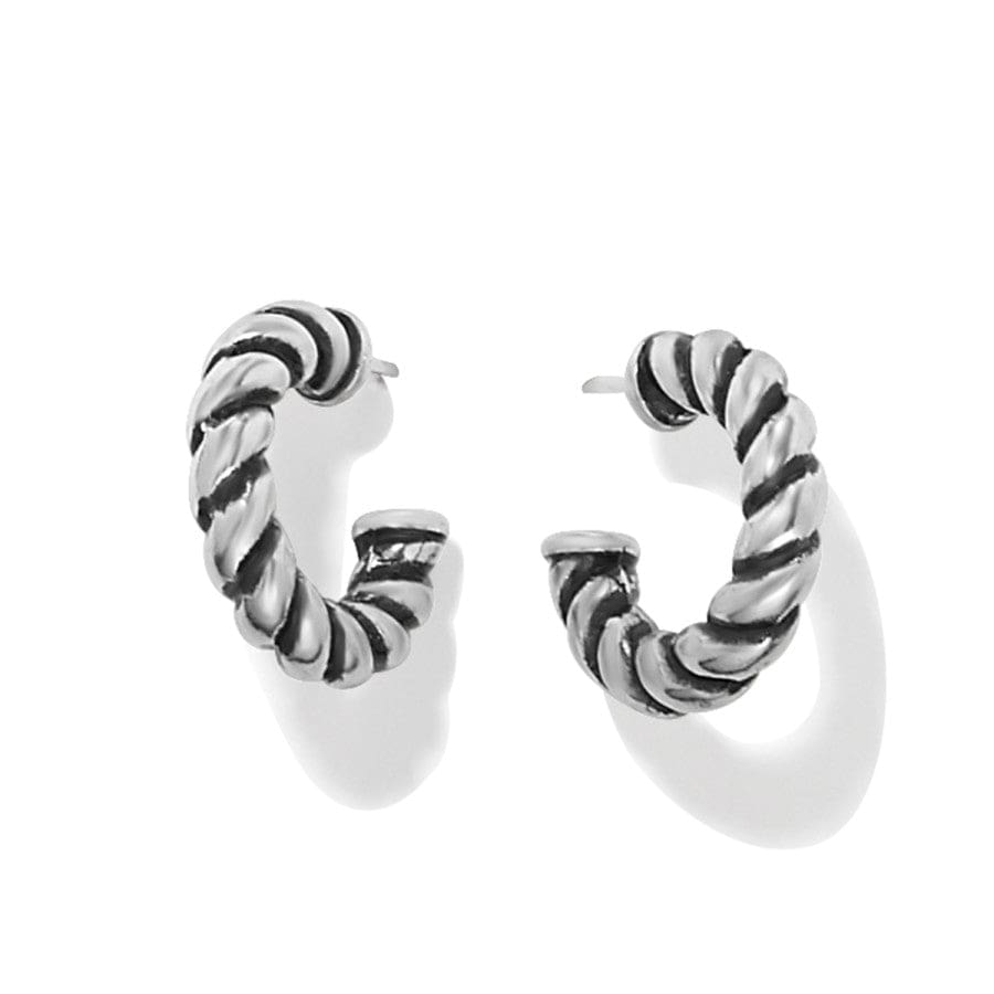 Petite Twist Hoop Earrings – Roman-Inspired Roped Design