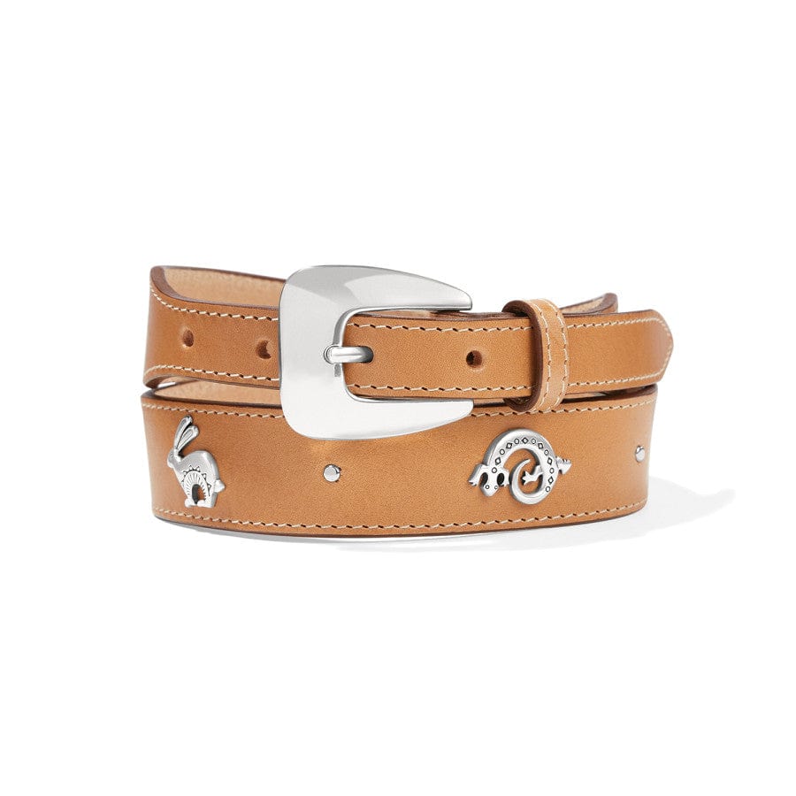 Brighton Leather Belt with Western Animal Ornaments – Handcrafted in USA