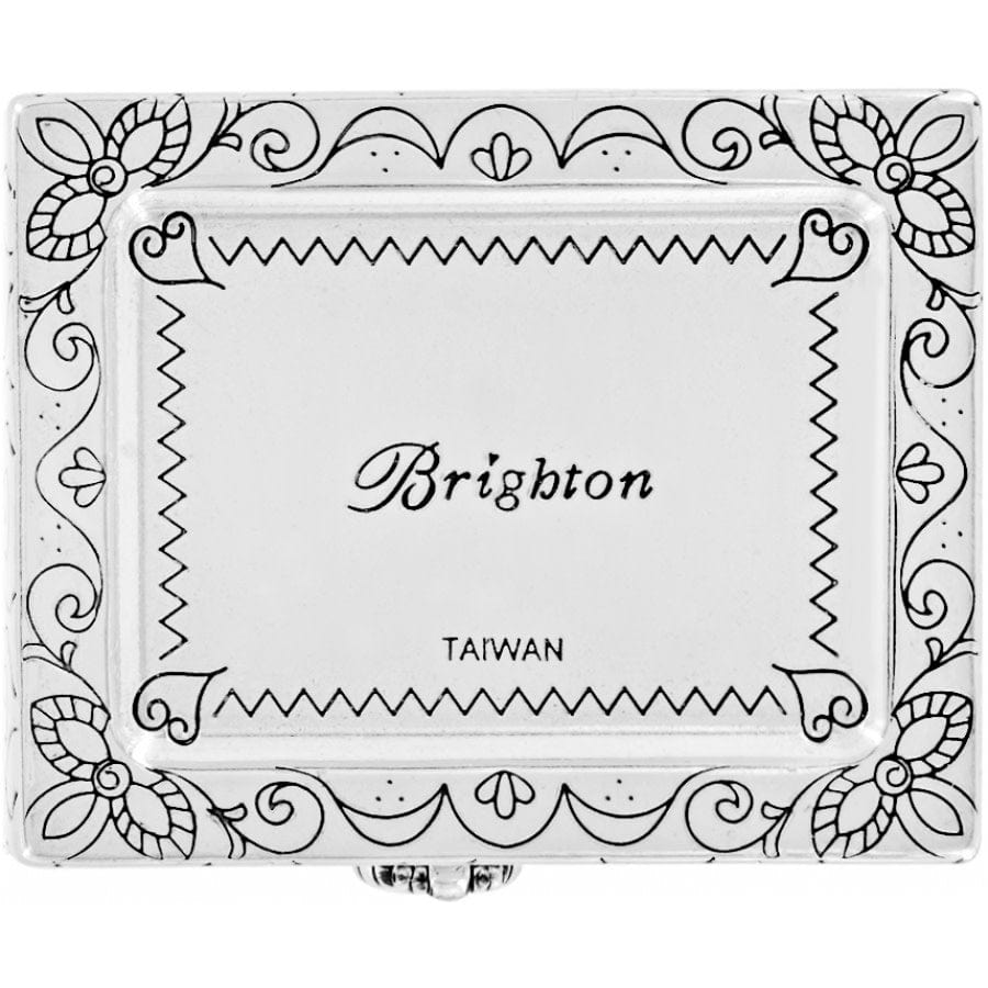Brighton Lacie Daisy Jewel Box with Crystals & Pearl Dangle