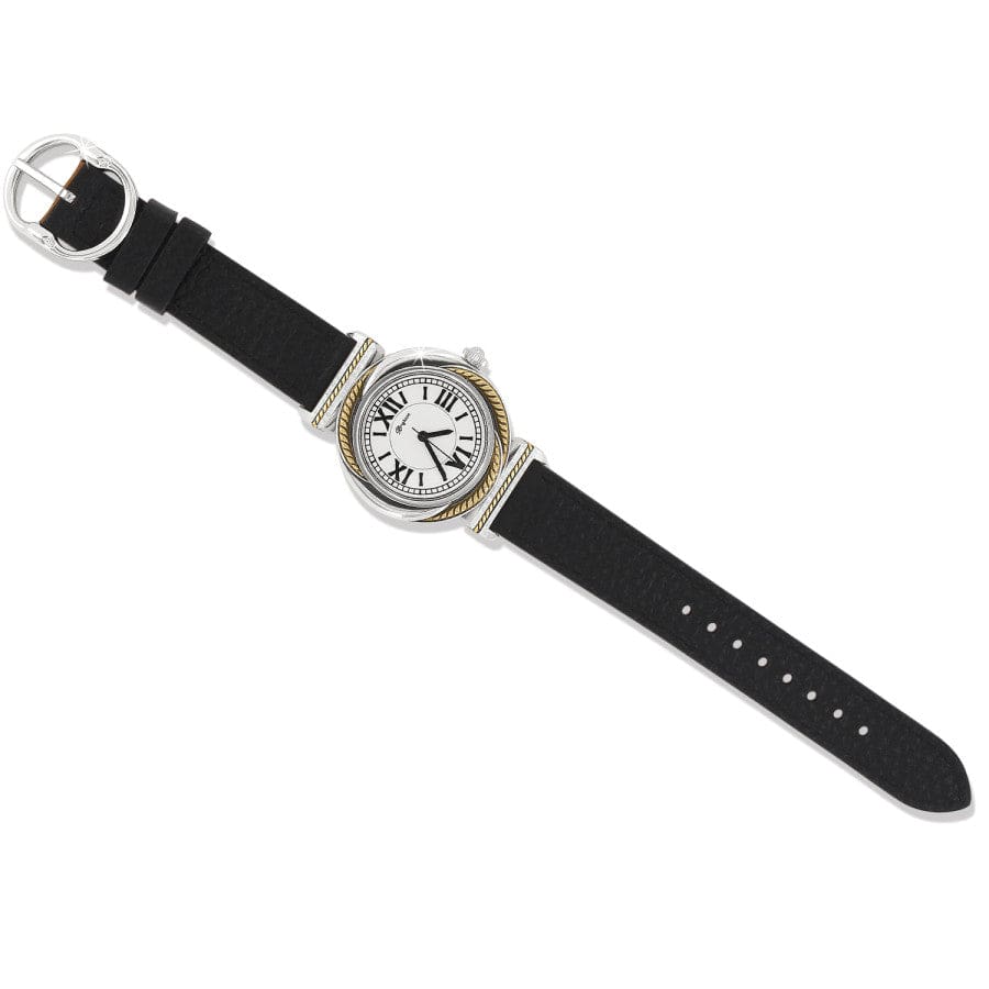 Brighton Los Olivos Reversible Leather Watch - Brown & Black