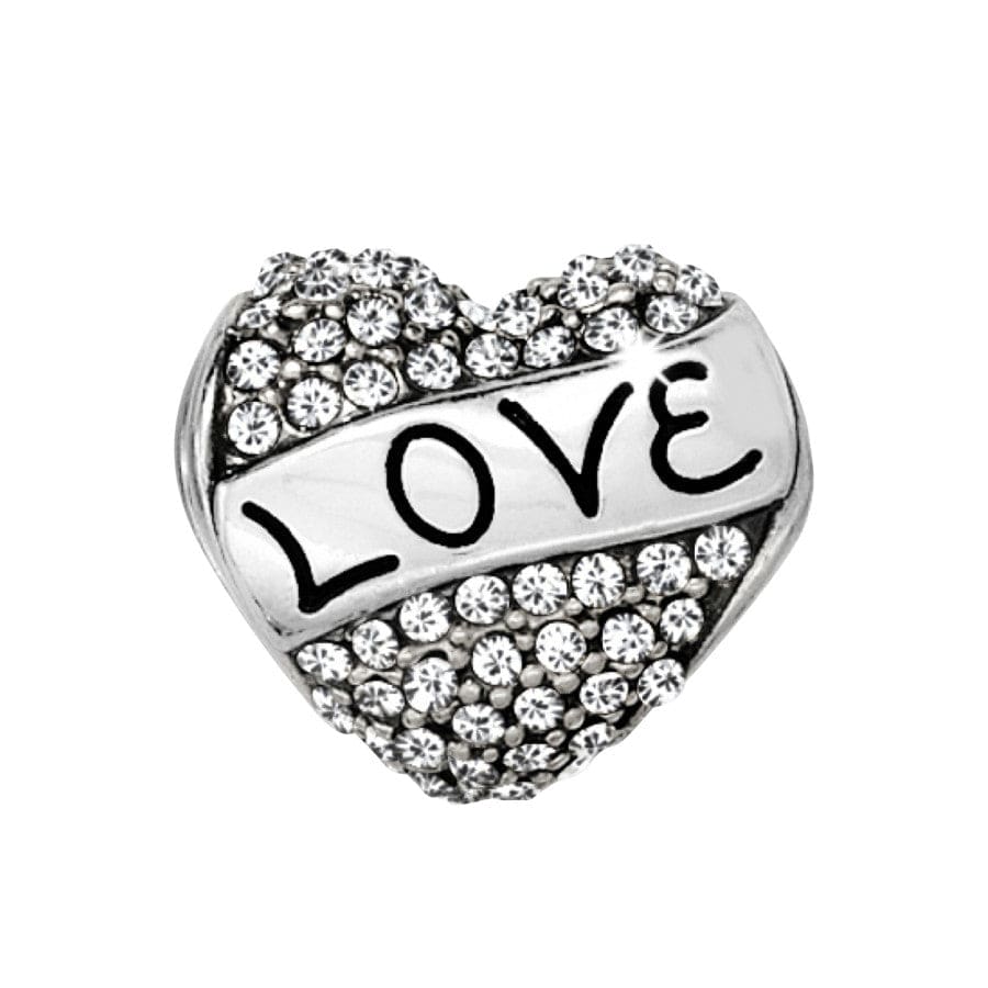 Love Always Crystal Heart Bead - Giftable Message Bead
