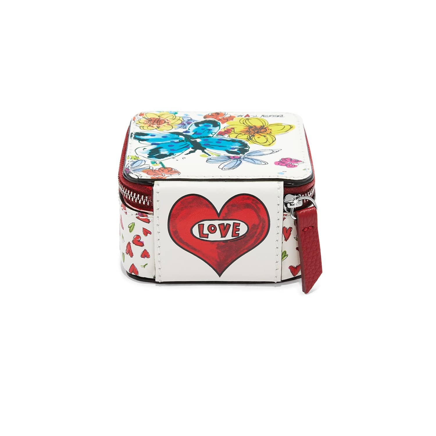 Tom Clancy Love Tweet II Square Jewelry Box - Hand-Drawn Spring Motifs