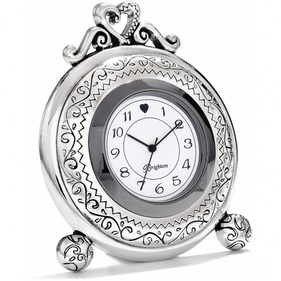 Brighton Home Memphis Etched Heart Clock - Whimsical Gift
