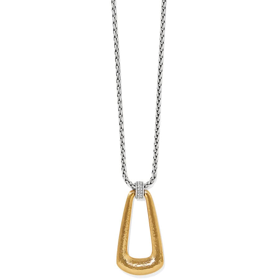 Meridian Geo Breeze Gold Pendant Necklace