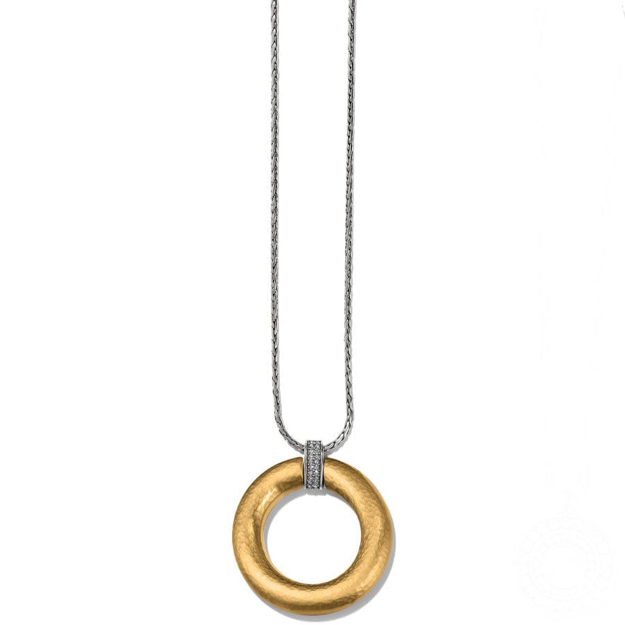 Gold Geo Pendant Necklace - Meridian Handcrafted Jewelry