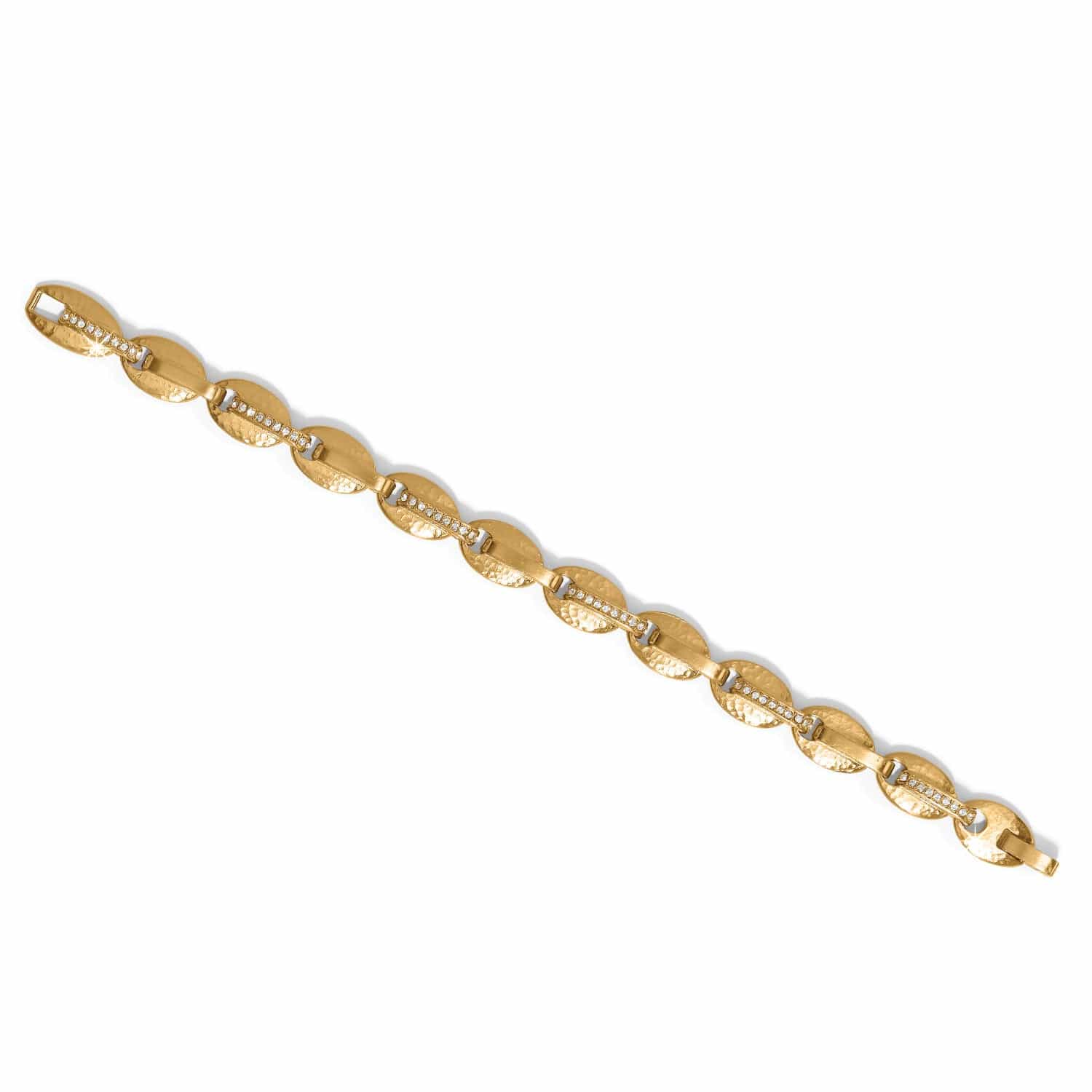 Golden Pave Crystal Orbit Bracelet – Meridian Jewelry