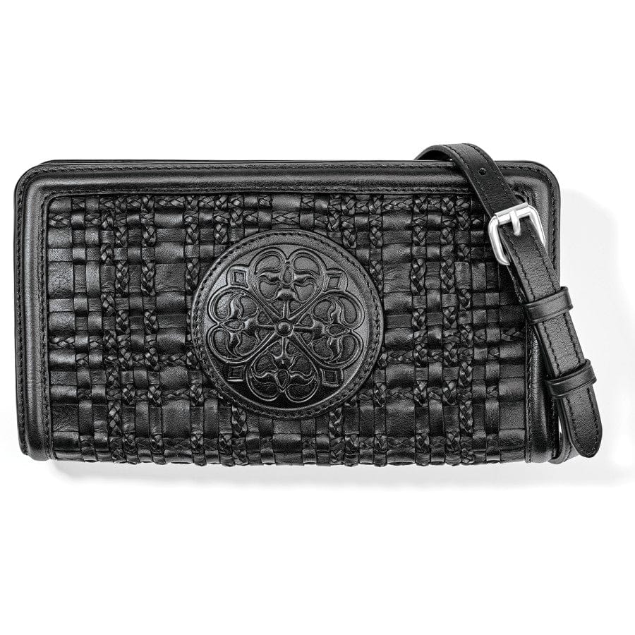 Ferrara Montecito Handwoven Leather Zip Wallet