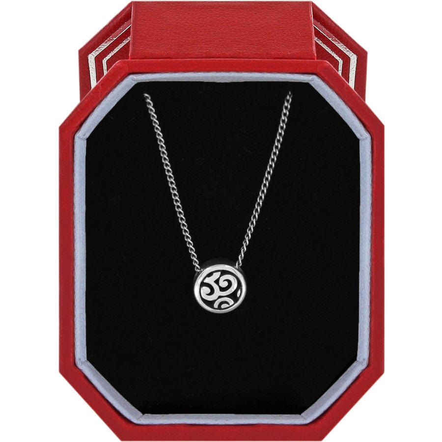 Mingle Petite Scroll Necklace – Timeless Gift Box for Her
