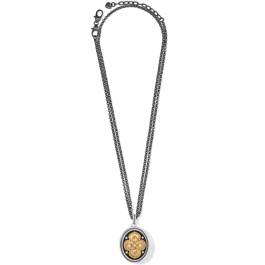 Monarch Gold Brushed Dream Necklace with Inspirational Message