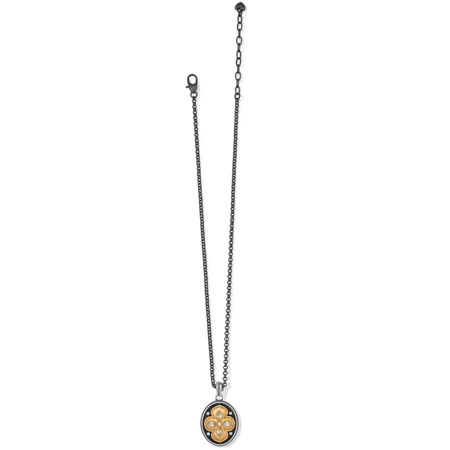Monarch Gold Brushed Dream Necklace with Inspirational Message