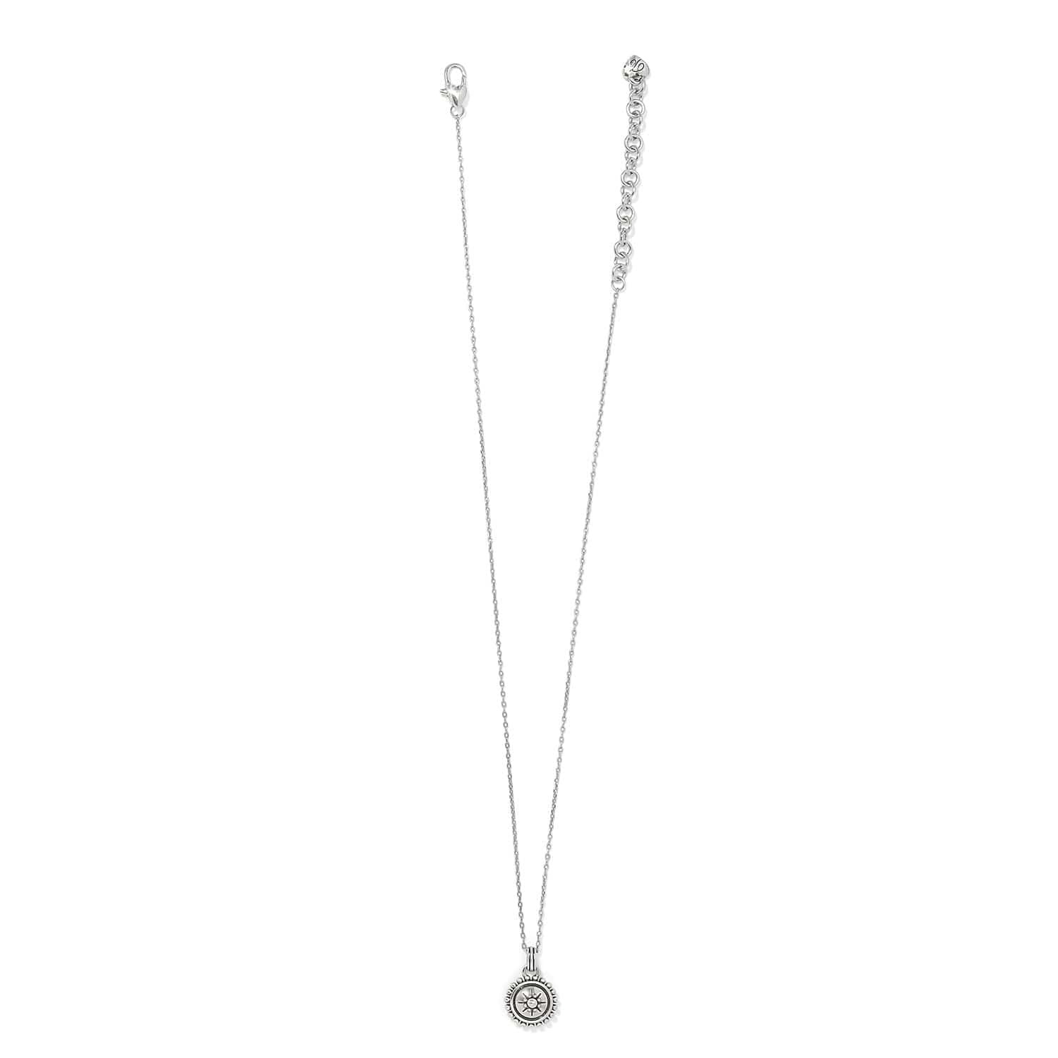Delicate Gold Mosaic Pendant Necklace with Crystal