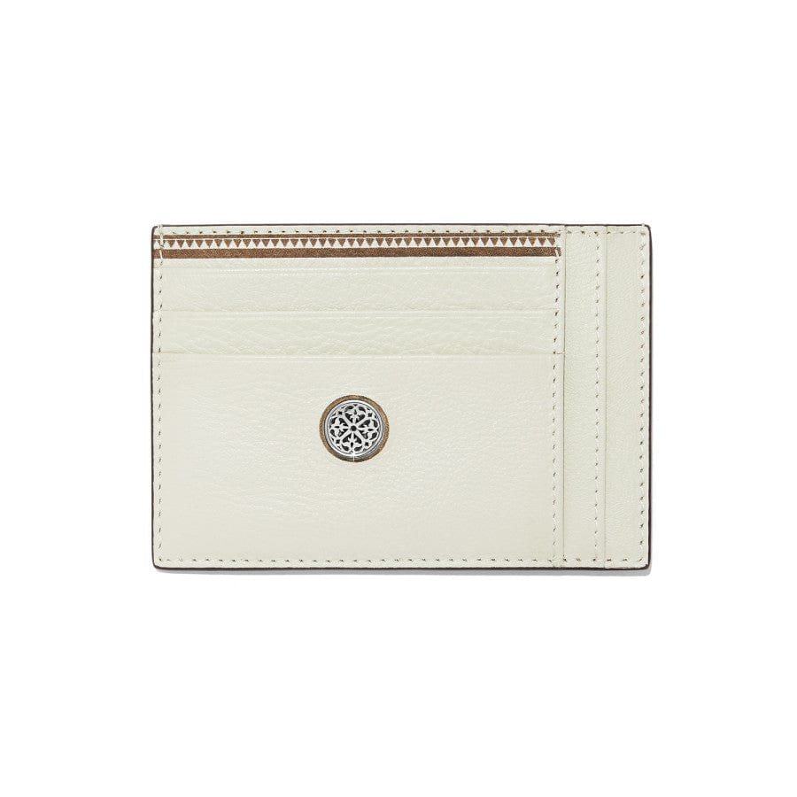 Ferrara Slim Leather Card Case - Venetian Mosaic Design