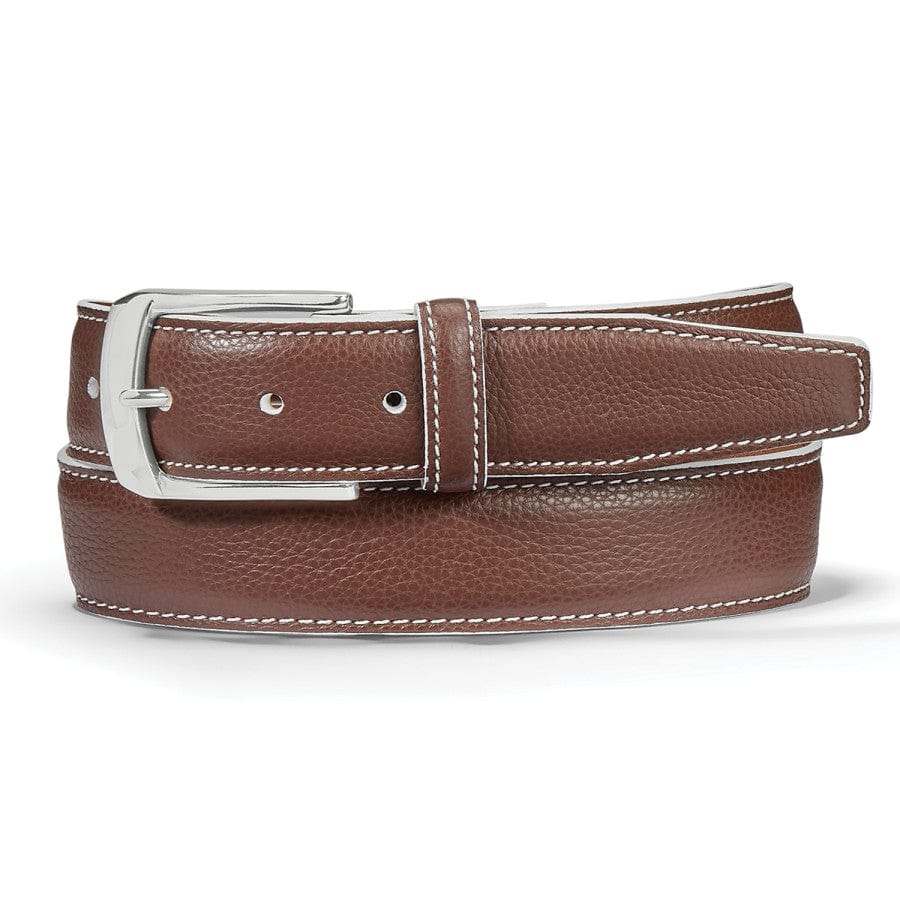 Bryson Genuine Leather Belt with Sculpted Buckle – Handcrafted