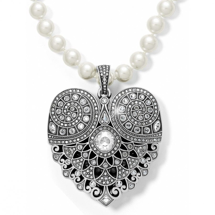 Mumtaz Pearl & Crystal Necklace – Antique Indian Jewelry Inspired