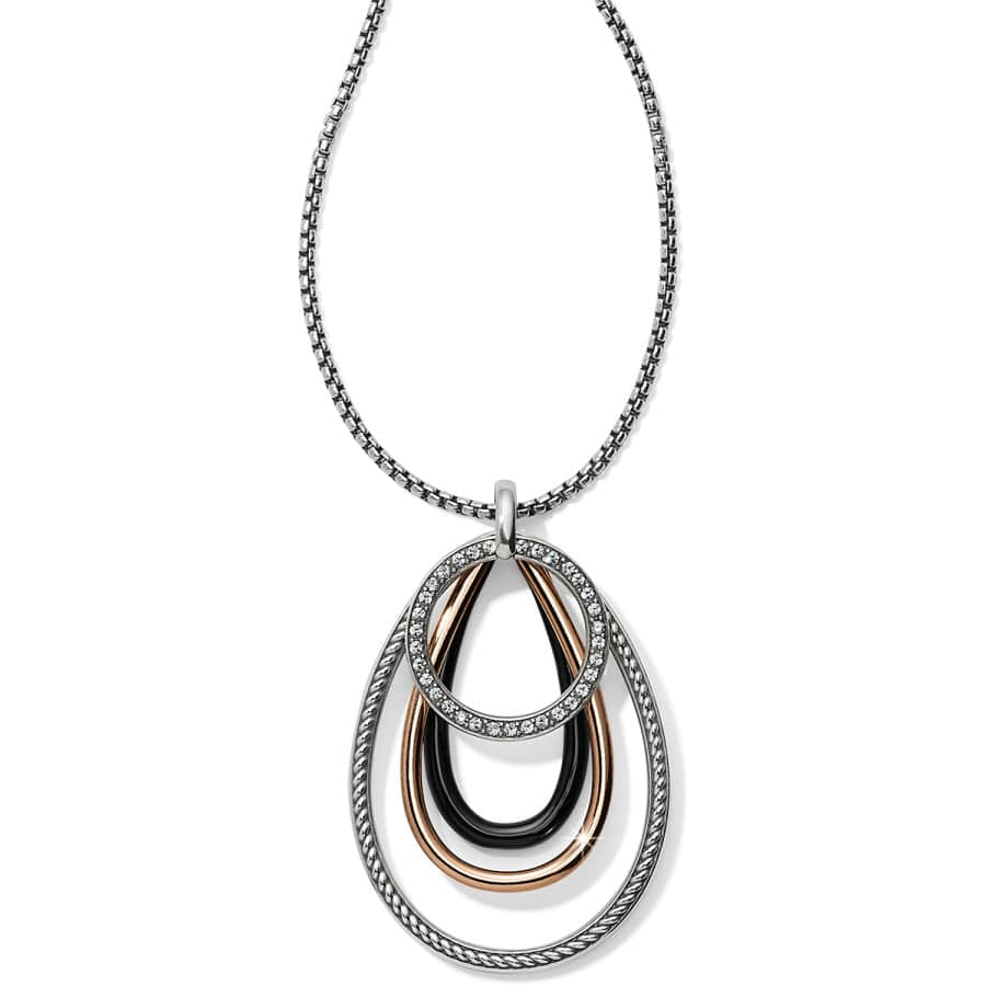Black Crystal Convertible Pendant Necklace – Neptune's Rings