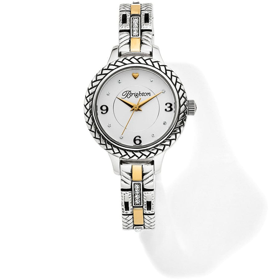 Newark Two-Tone Watch with Japanese Movement for Jewelry Stacking