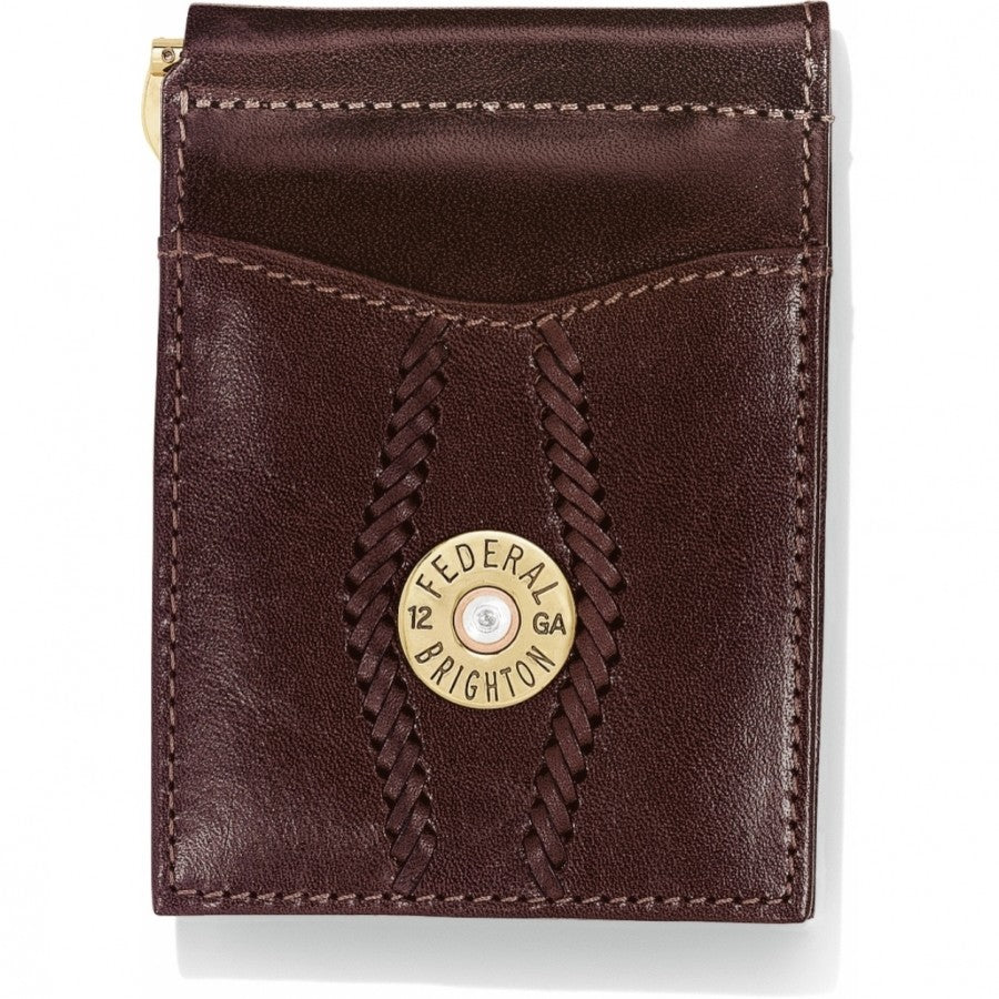 Macon County Leather Wallet with Magnetic Money Clip