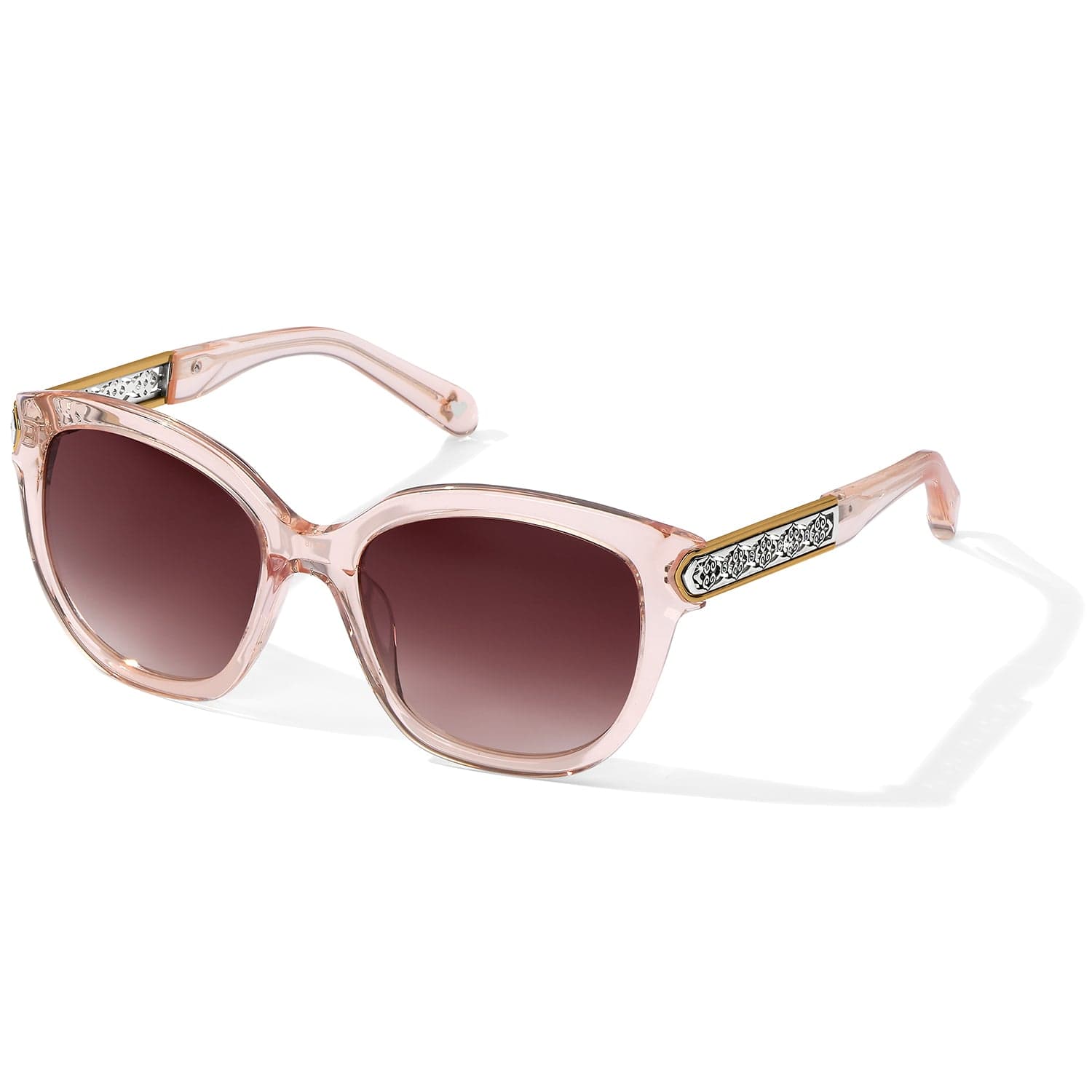Peachy-Pink Transparent Square Sunglasses – Intrigue