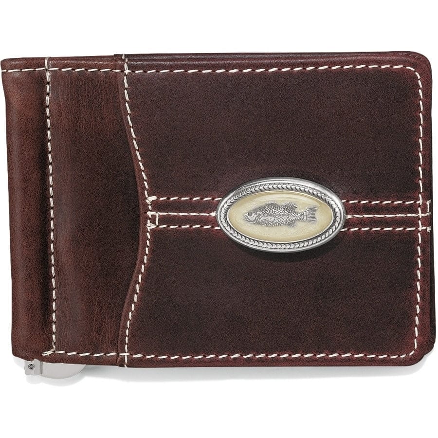Spokane Leather Wallet with Magnetic Money Clip