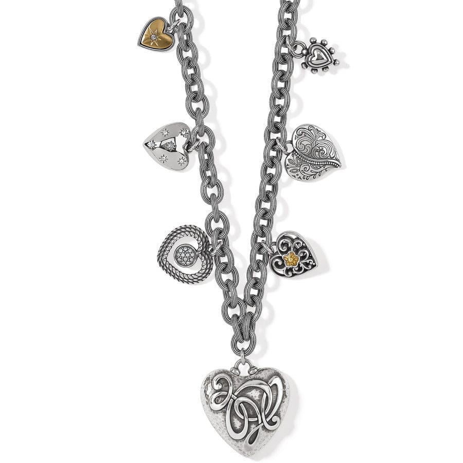 Vintage One Love Heart Necklace - Romantic Brighton Jewelry