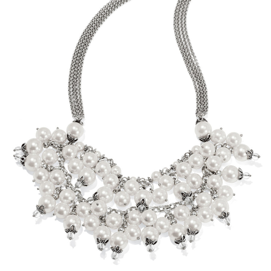 Double Strand Pearl Necklace with Mixed Beads - Glamorous Jewelry