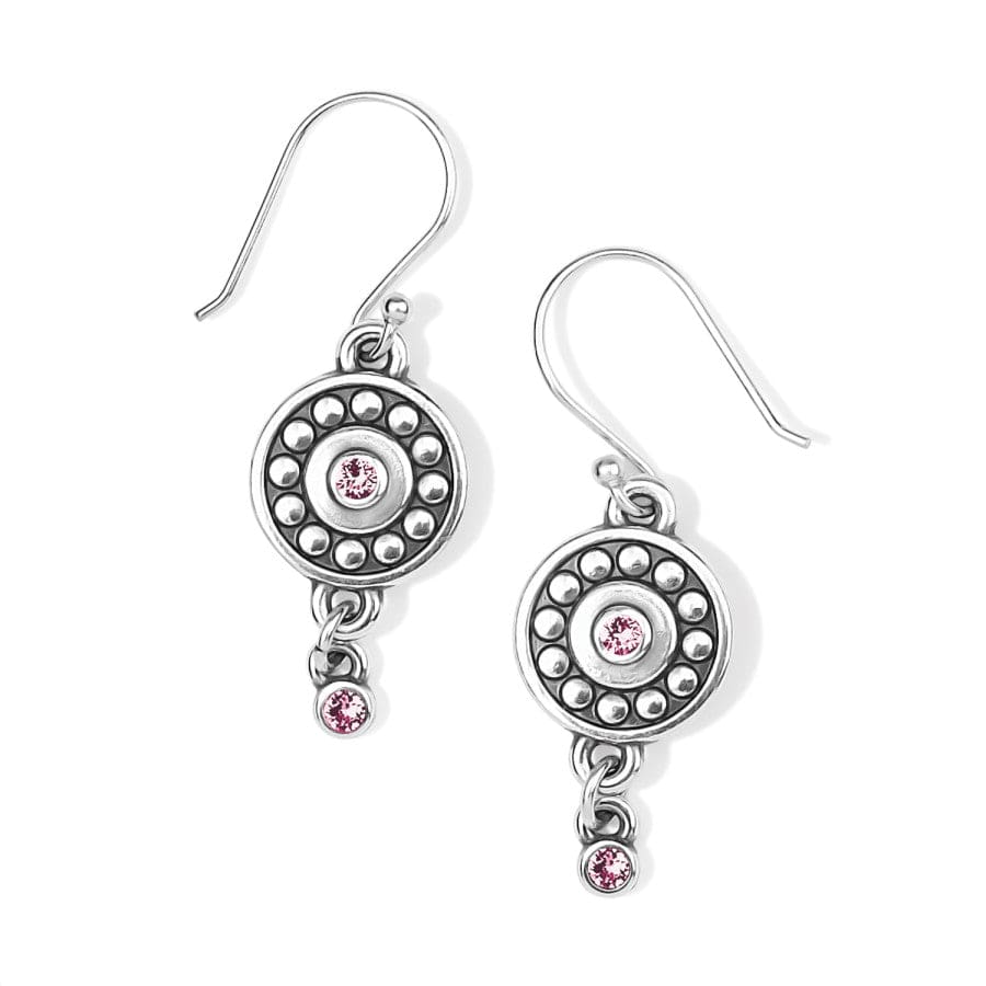 Reversible Pebble Dot Medali Earrings - Bali-Inspired French Wire