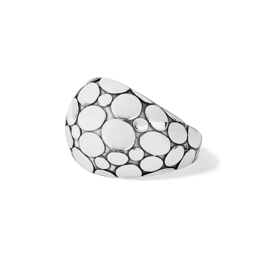 Natural Stone Pebble Ring – Handcrafted Nature-Inspired Jewelry