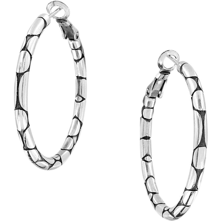 Organic Pebble Small Hoop Earrings – Earthy & Elegant
