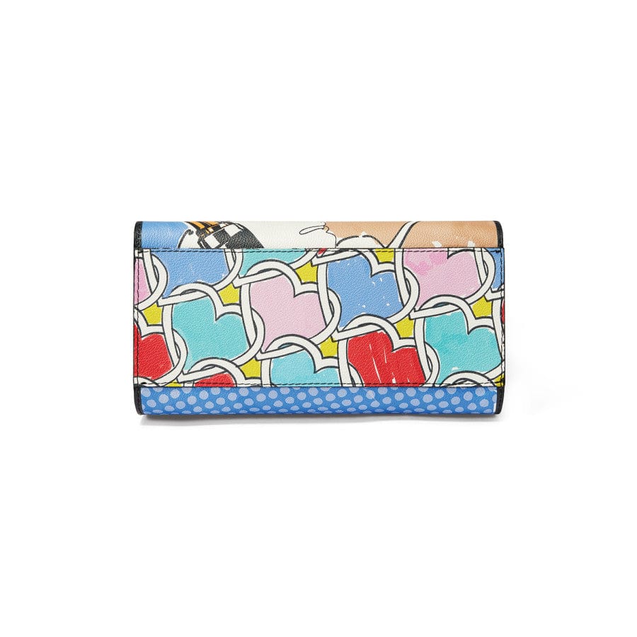 Pop Star Leather Tote Bag with Crossbody Strap - Cover Girl Art