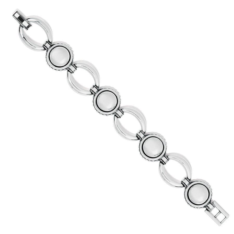 90s Bold Stud Bracelet – Pretty Tough Silver-Tone Statement Piece