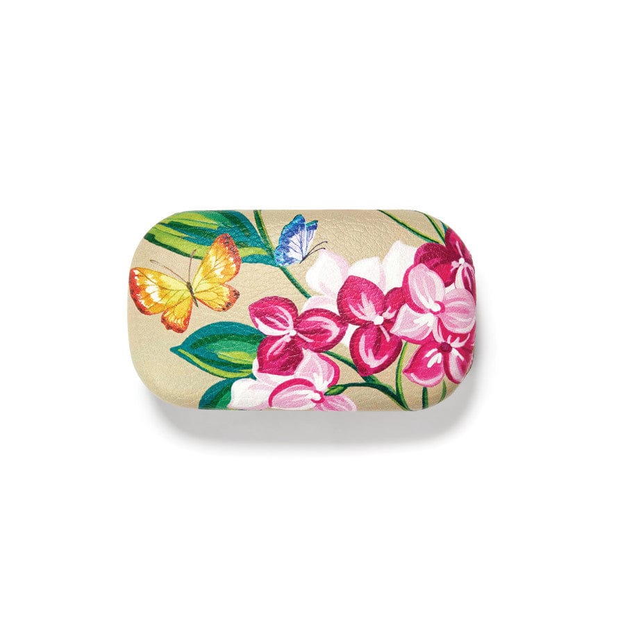 Hand-Painted Viridian Leather Hamptons Mini Box