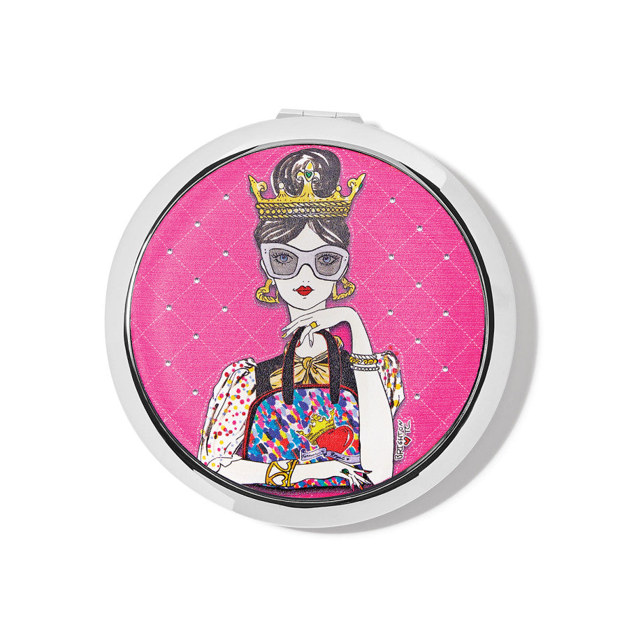 Artistic Travel Mirror with Colorful Pattern – Majesty
