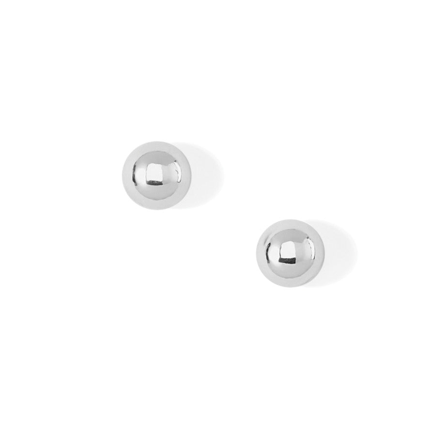 Vintage Silver Stud Earrings - 80s NYC Hollywood Style