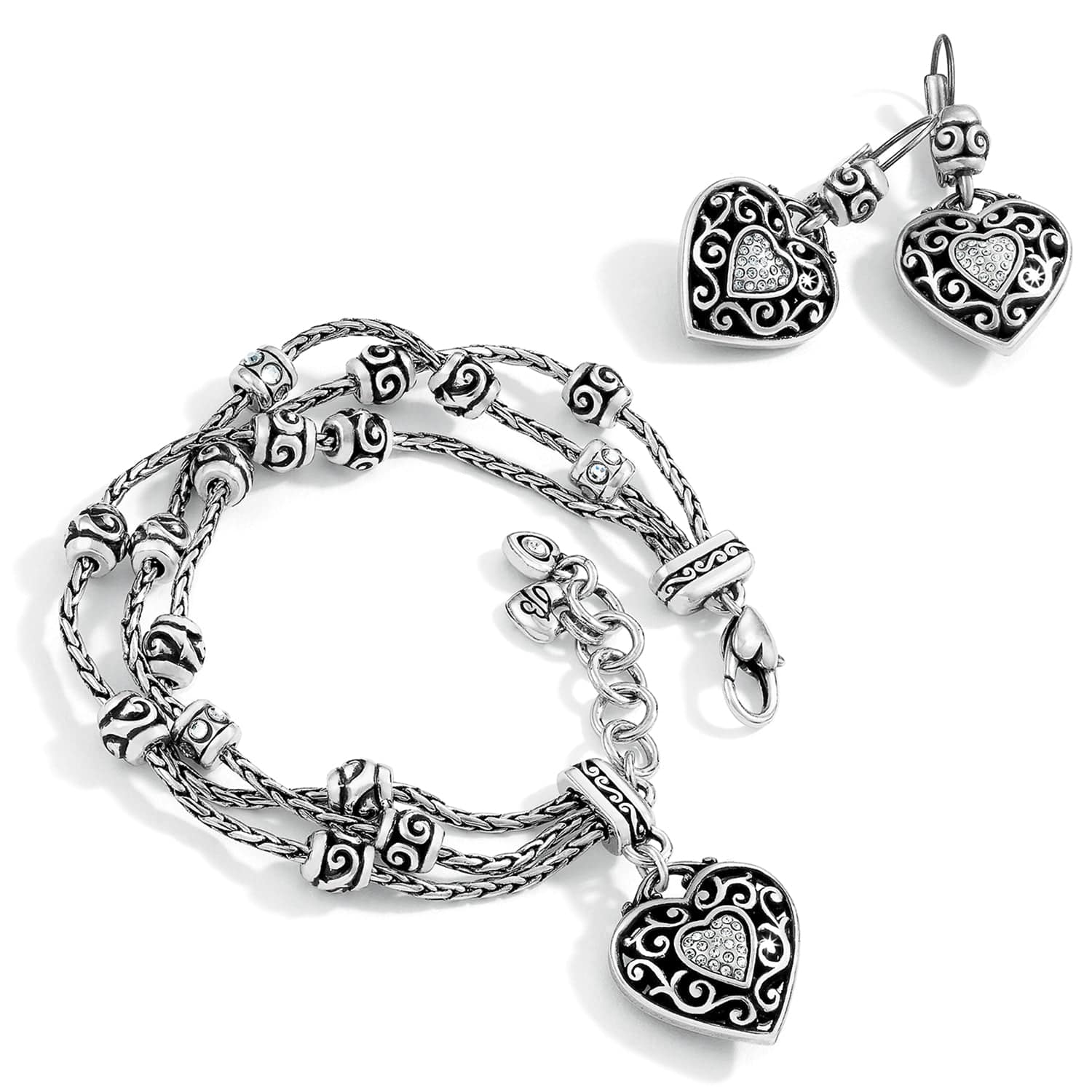 Brighton Reno Heart Bracelet Gift Set for Her