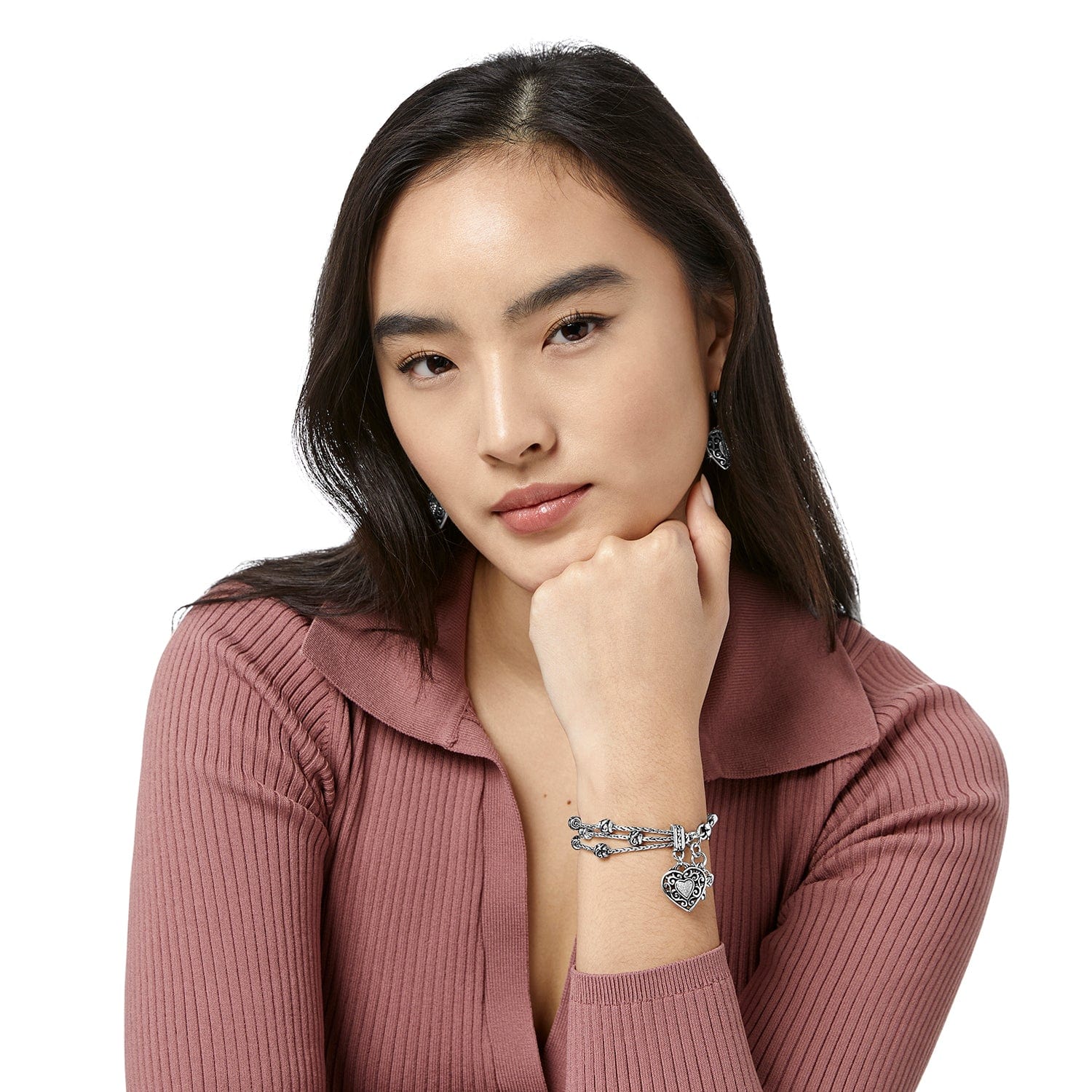 Brighton Reno Heart Bracelet Gift Set for Her