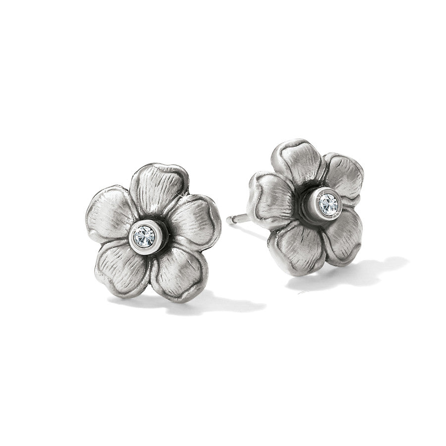 Vintage Floral Mini Stud Earrings for Women