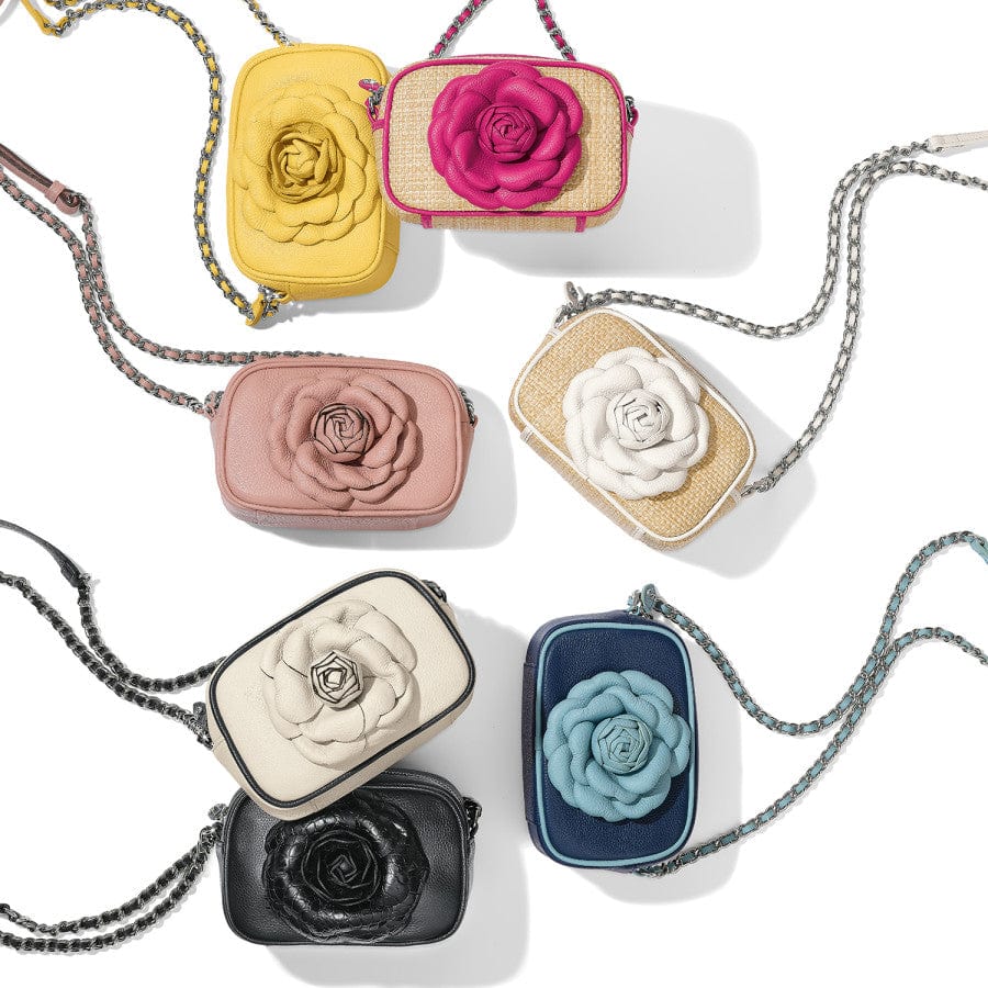 Rosie Mini Camera Bag with Hand-Curved Petals