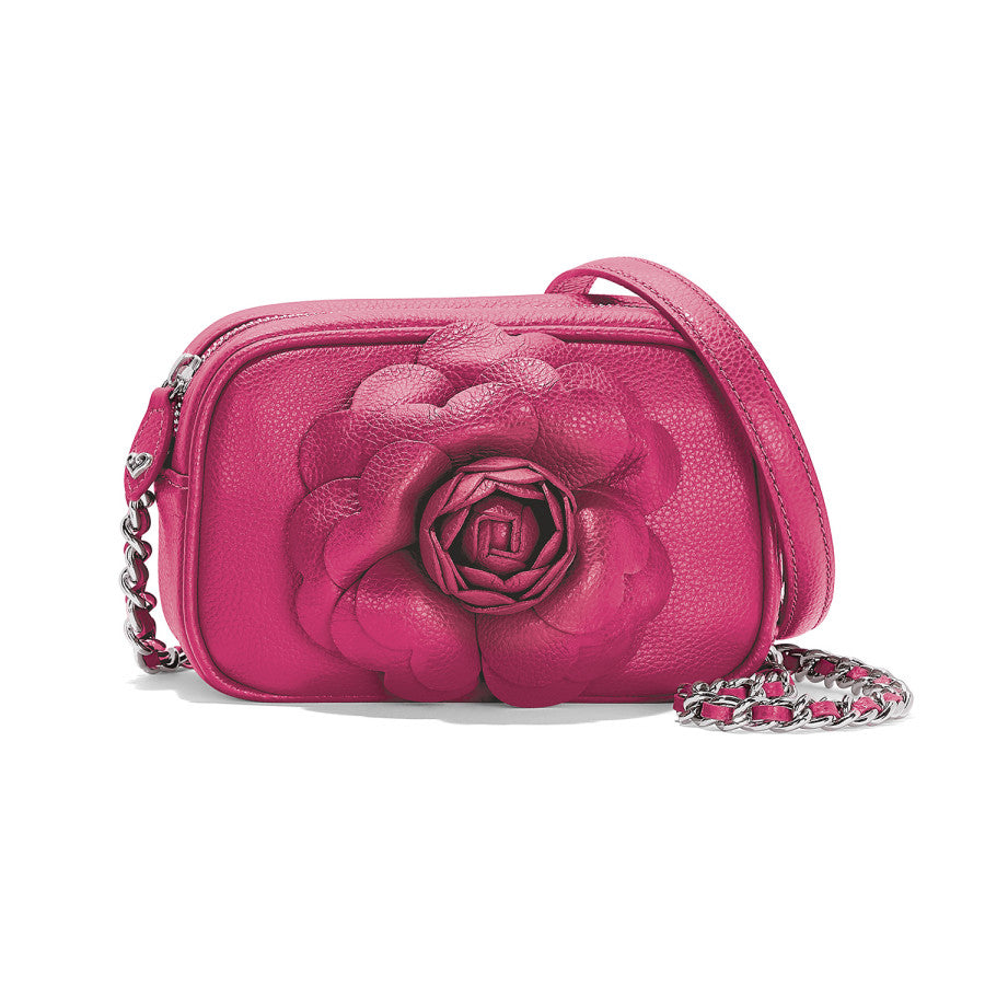 Rosie Mini Camera Bag with Hand-Curved Petals