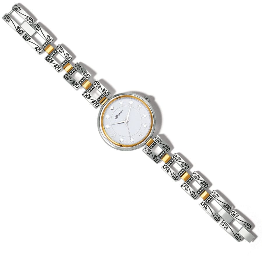 San Michele Two-Tone Square Link Watch for Daily Wear