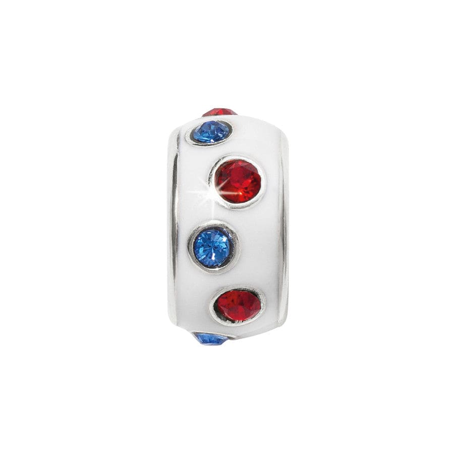 Brighton Jewel-Toned Sugar Dots Spacer Bead - Handcrafted Crystal Accent