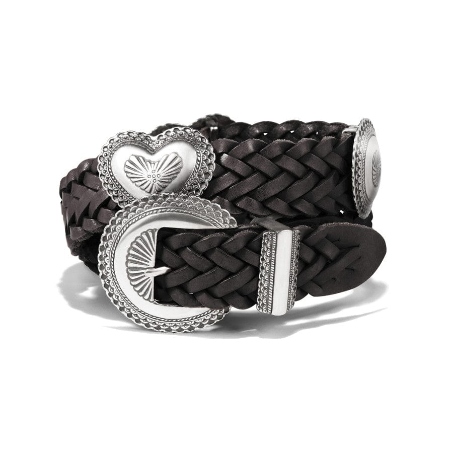 Handcrafted Leather Heart Concho Belt – Vegetable Tanned