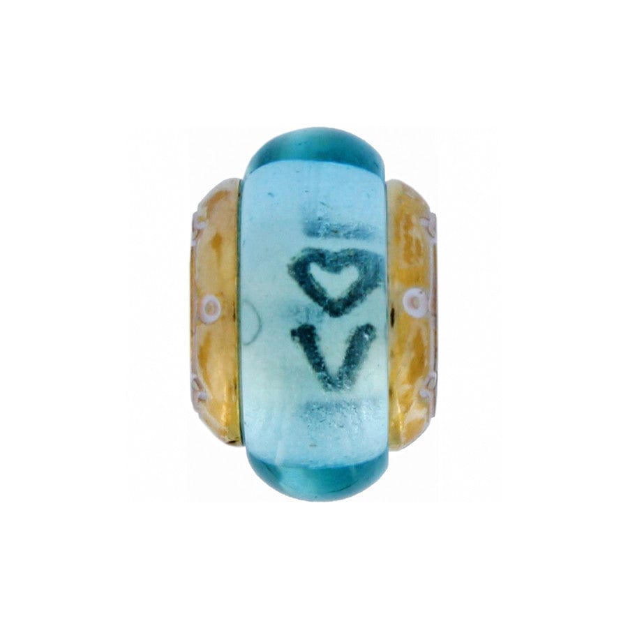 Transparent Heart Bead for Handmade Jewelry