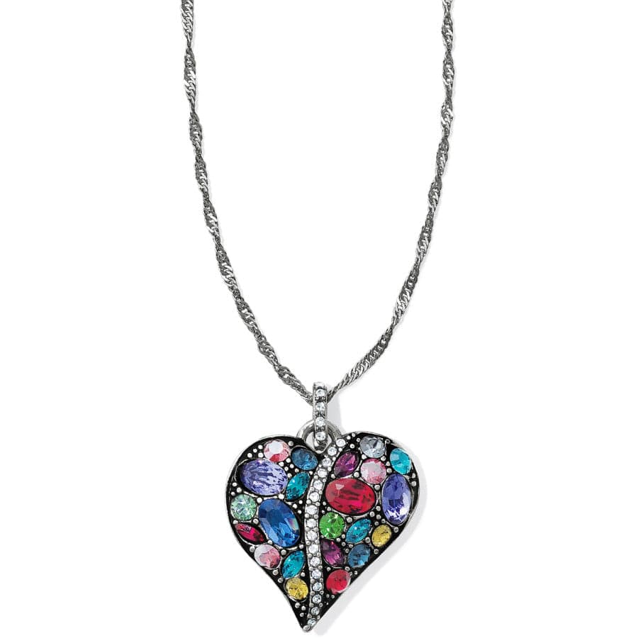 Trust Your Journey Crystal Heart Necklace – Elegant Pendant Jewelry