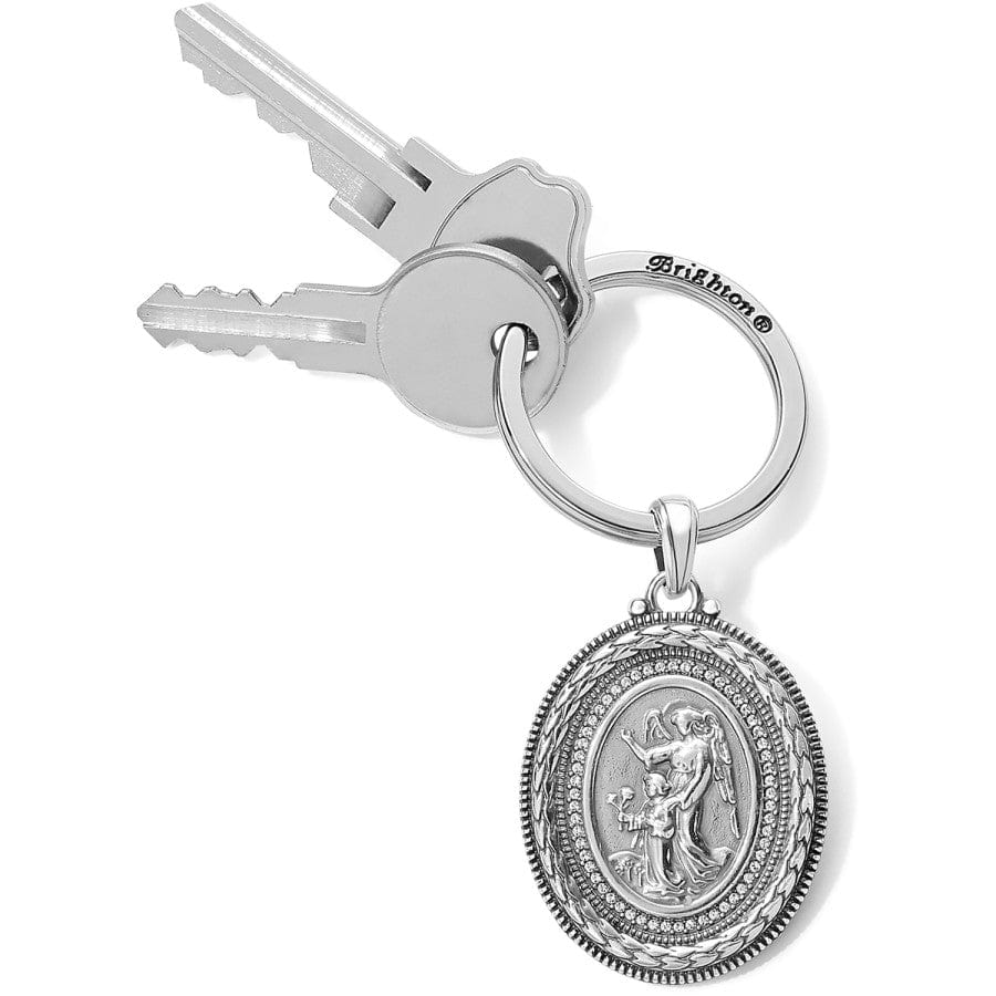 Guardian Angel Keychain with Inspirational Message