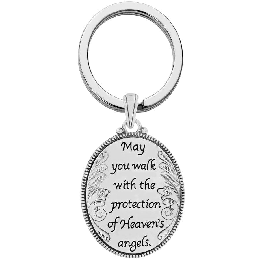 Guardian Angel Keychain with Inspirational Message