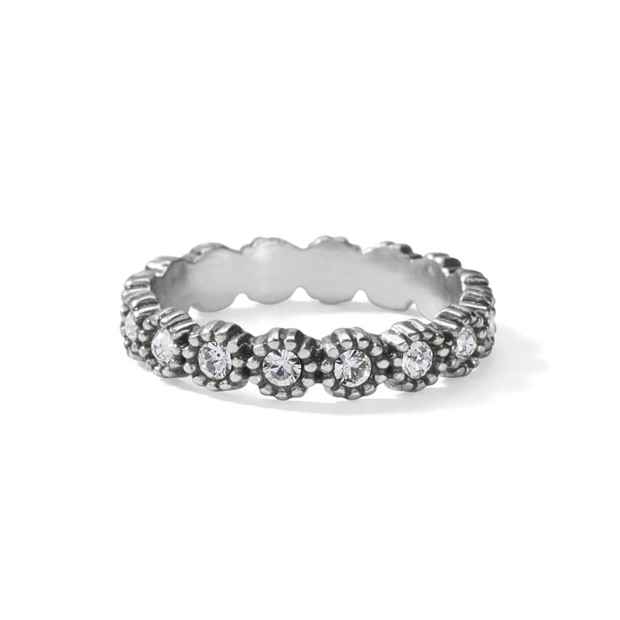 Twinkle Splendor Crystal Infinity Band Ring for Women