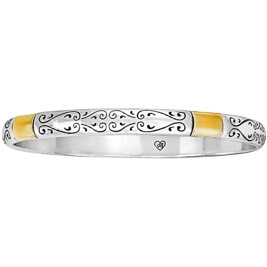 Venezia Gold & Silver Scroll Bangle for Stacking